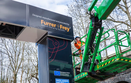 World’s first Very Light Rail rapid-charger installed