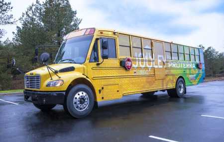Thomas Built Buses delivers 50th Proterra powered electric school bus